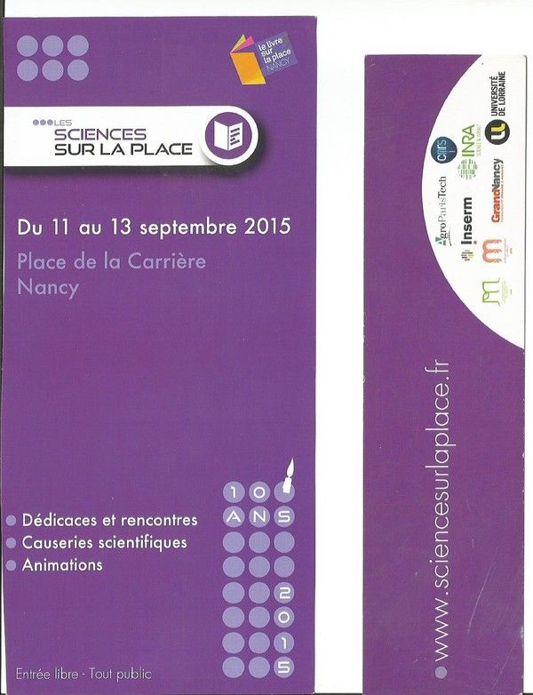 nancy les rencontres du livre sur la place